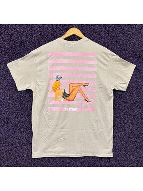 Playboy Pin Up Bunny T-Shirt Size Large